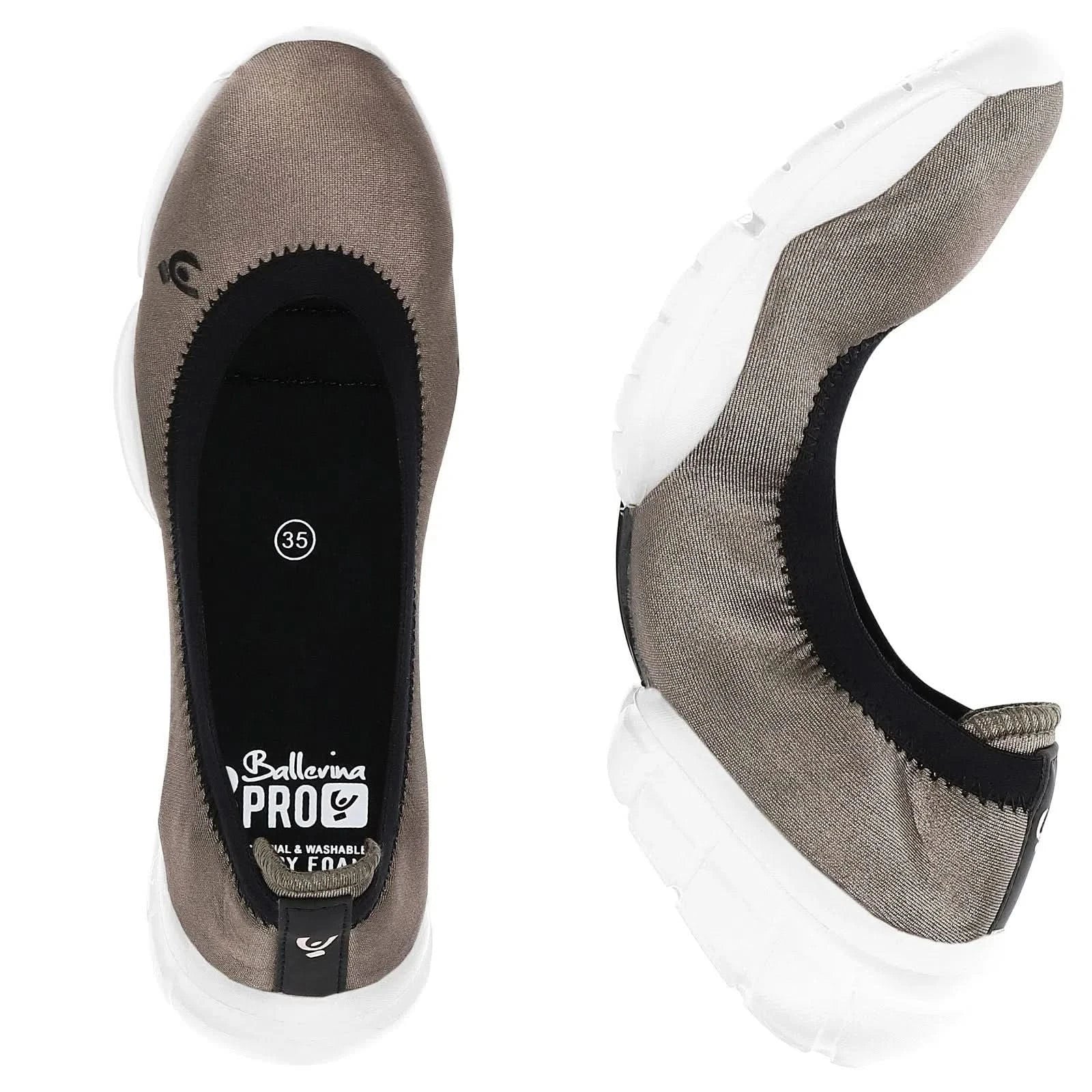 3Pro Ballerina Shoes - Grey - Image 3