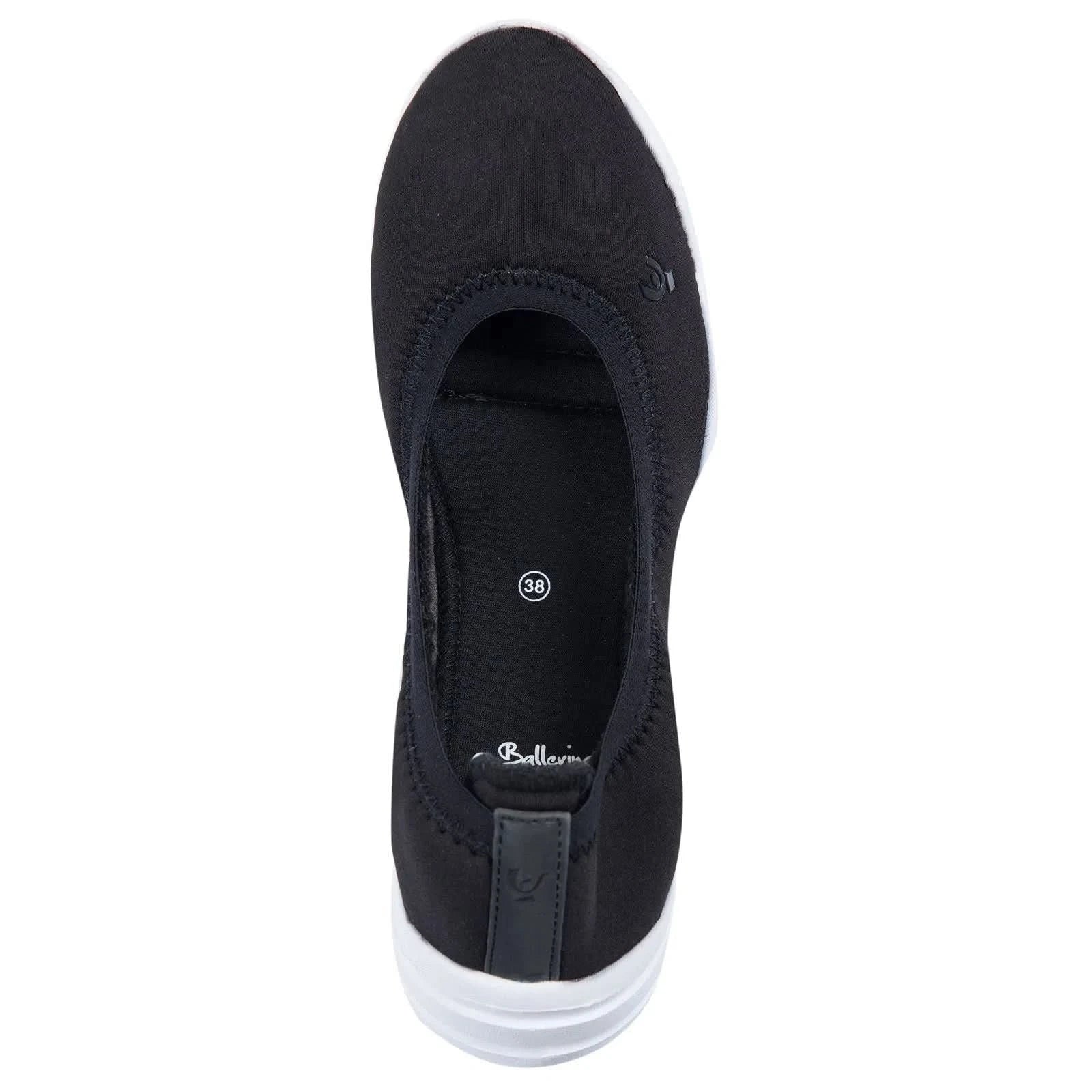 3Pro Ballerina Heel Shoes - Black - Image 3