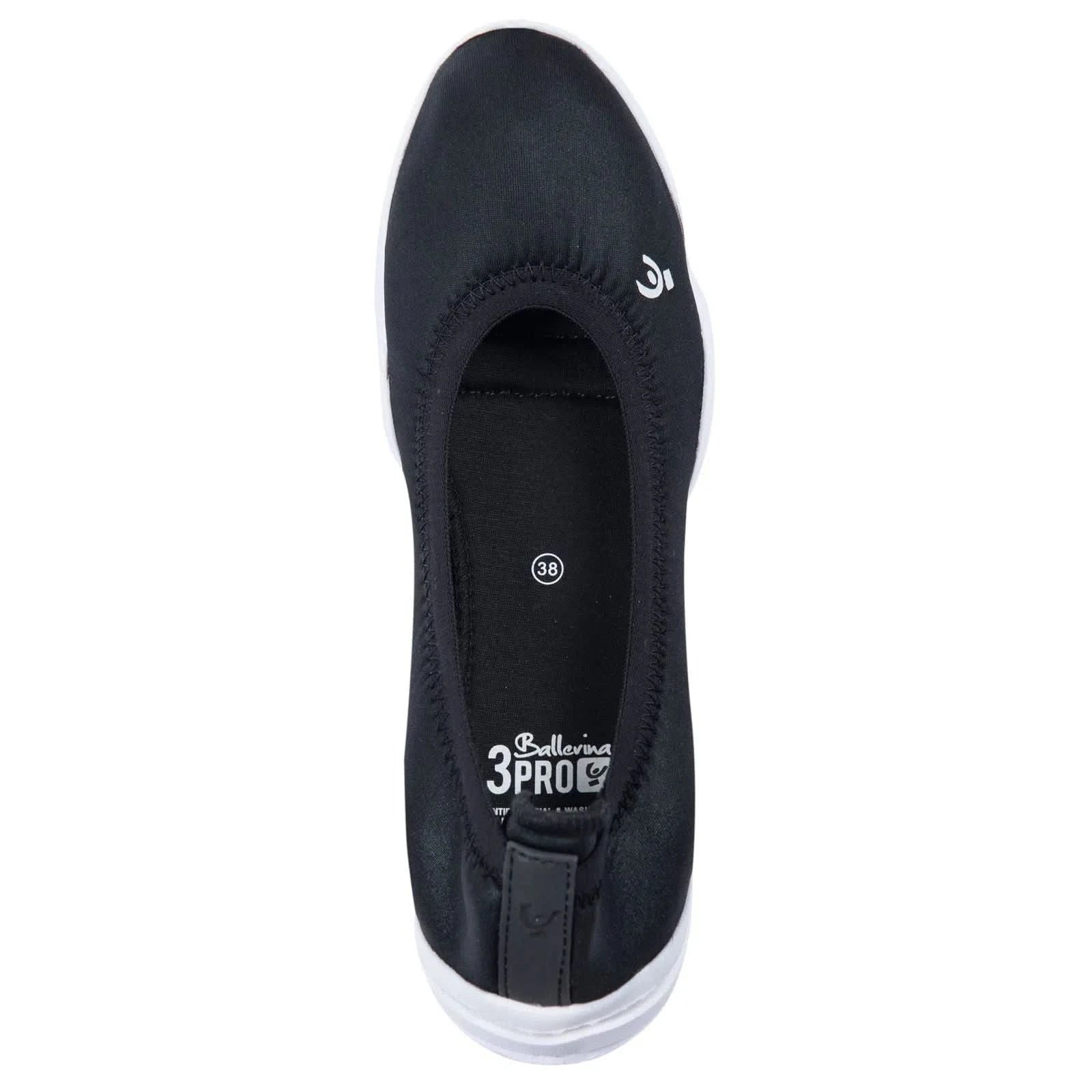 3Pro Ballerina Heel Shoes - Black - Image 7