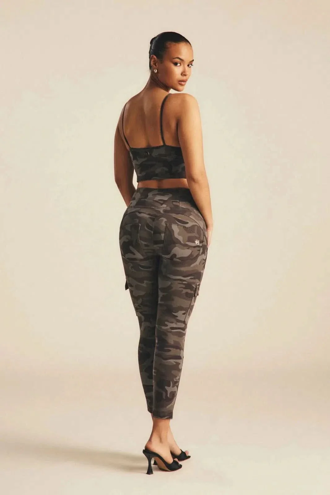 Cross Front Top - Grey Camo - Image 4