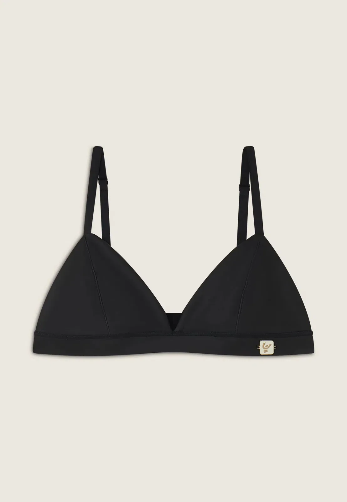 Faux Leather Bralette - Black - Image 3