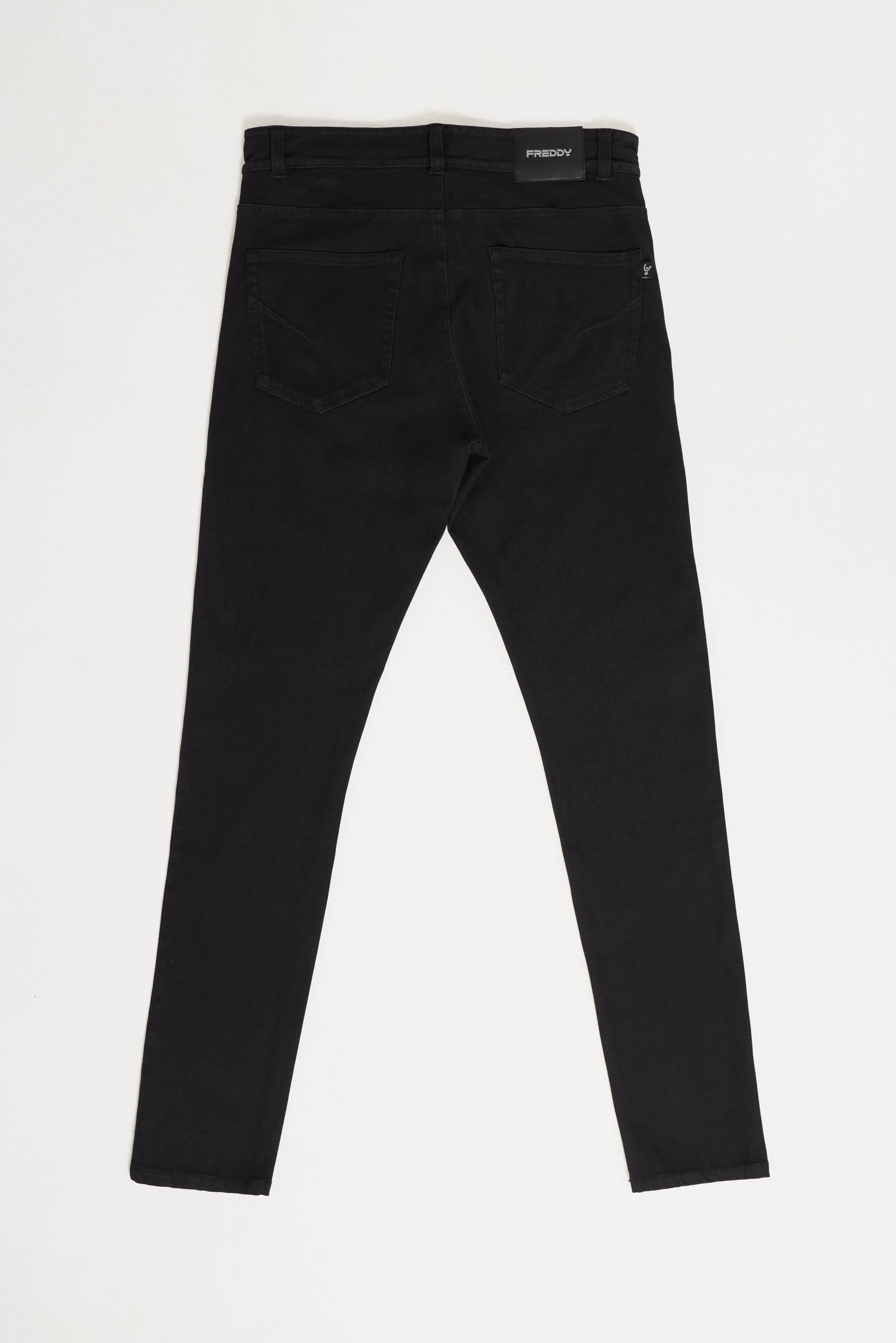 Freddy Men’s Jeans - Jet Black with Black Stitching - Image 9