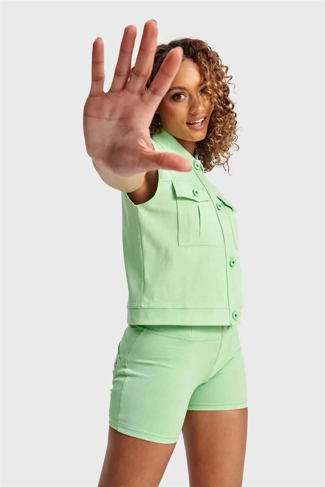 Pastel Vest - Green - Image 5