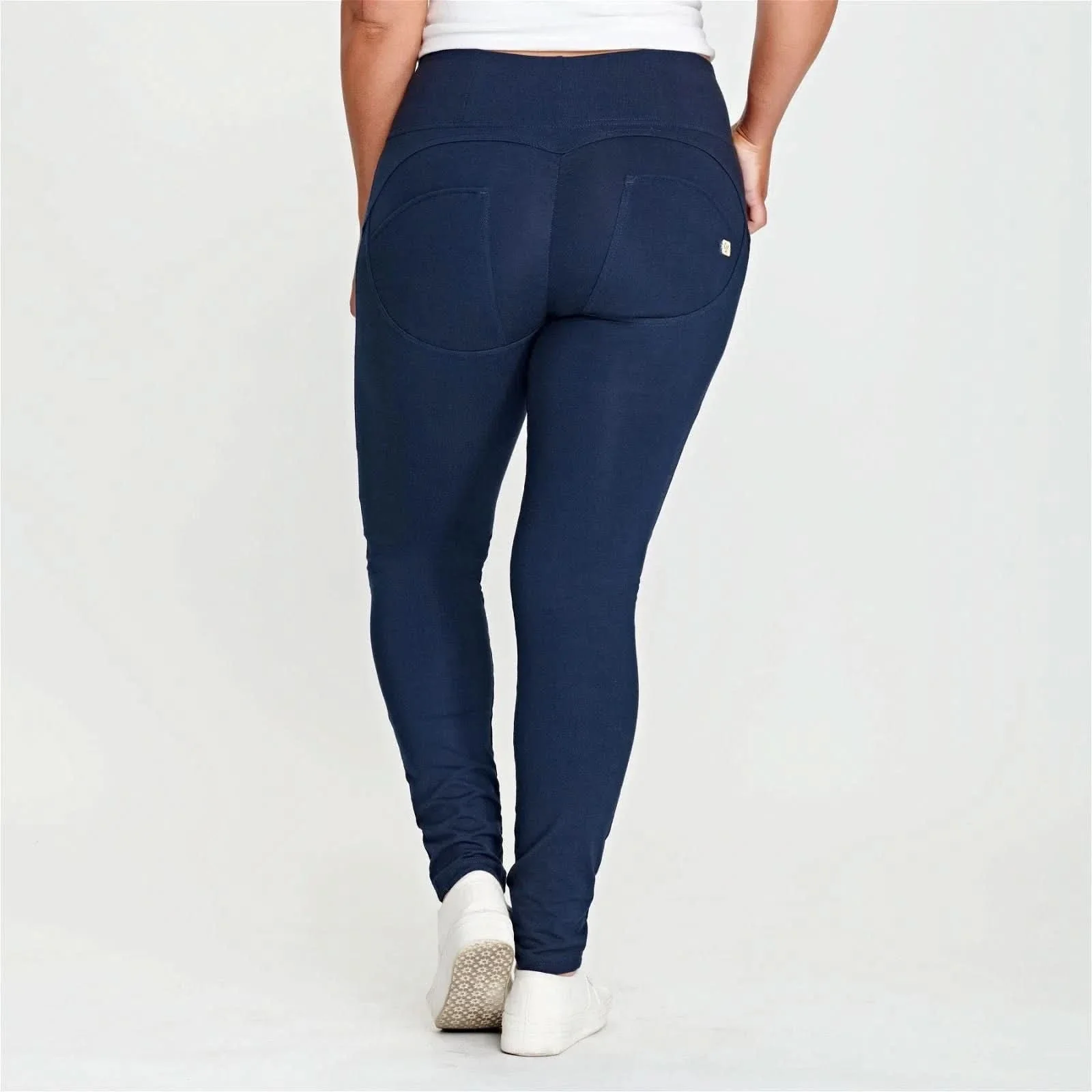 WRUP Fashion - High Waisted - Full Length - Navy Blue - Image 11