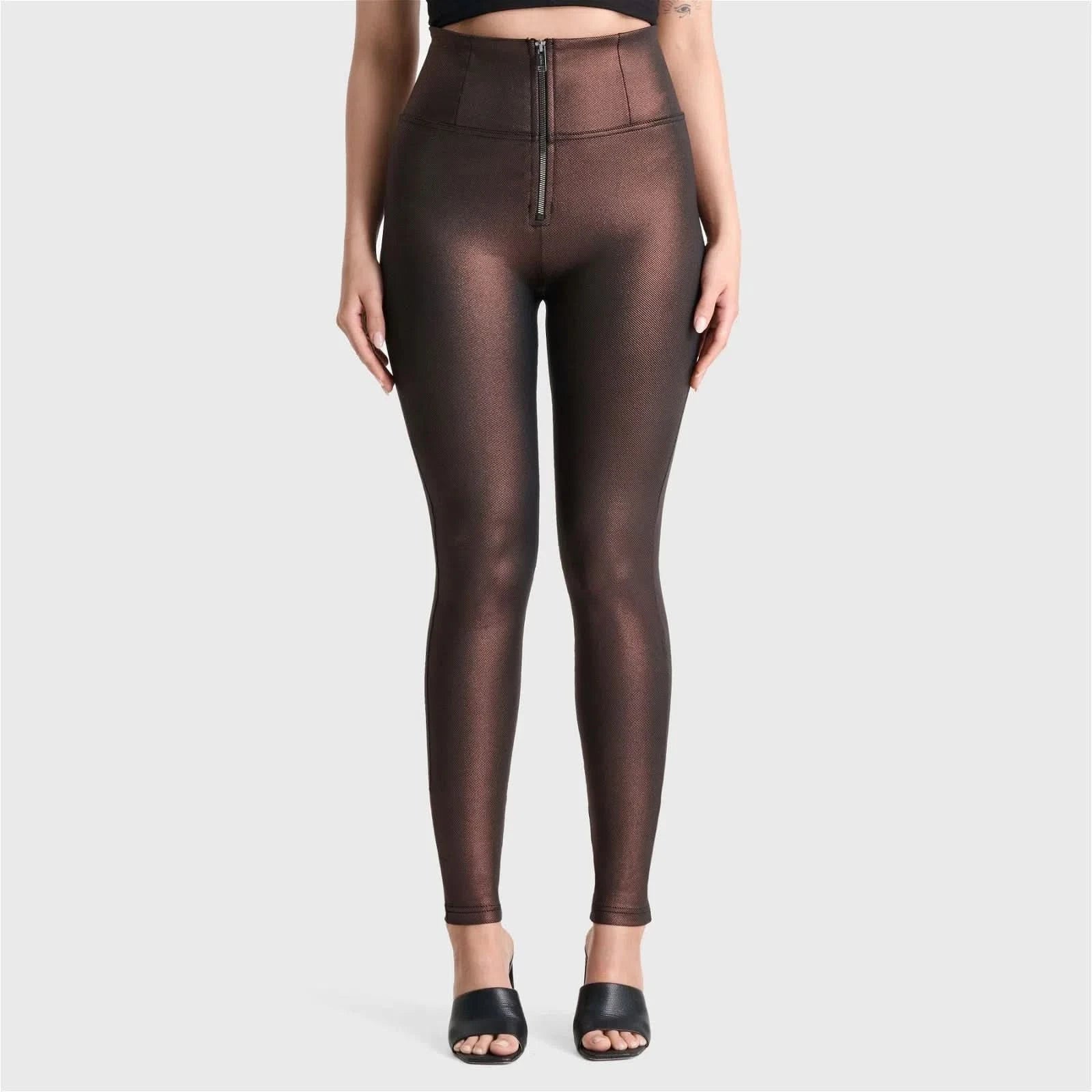 WRUP Luxe Shimmer - Super High Waisted - Full Length - Bronze - Image 3