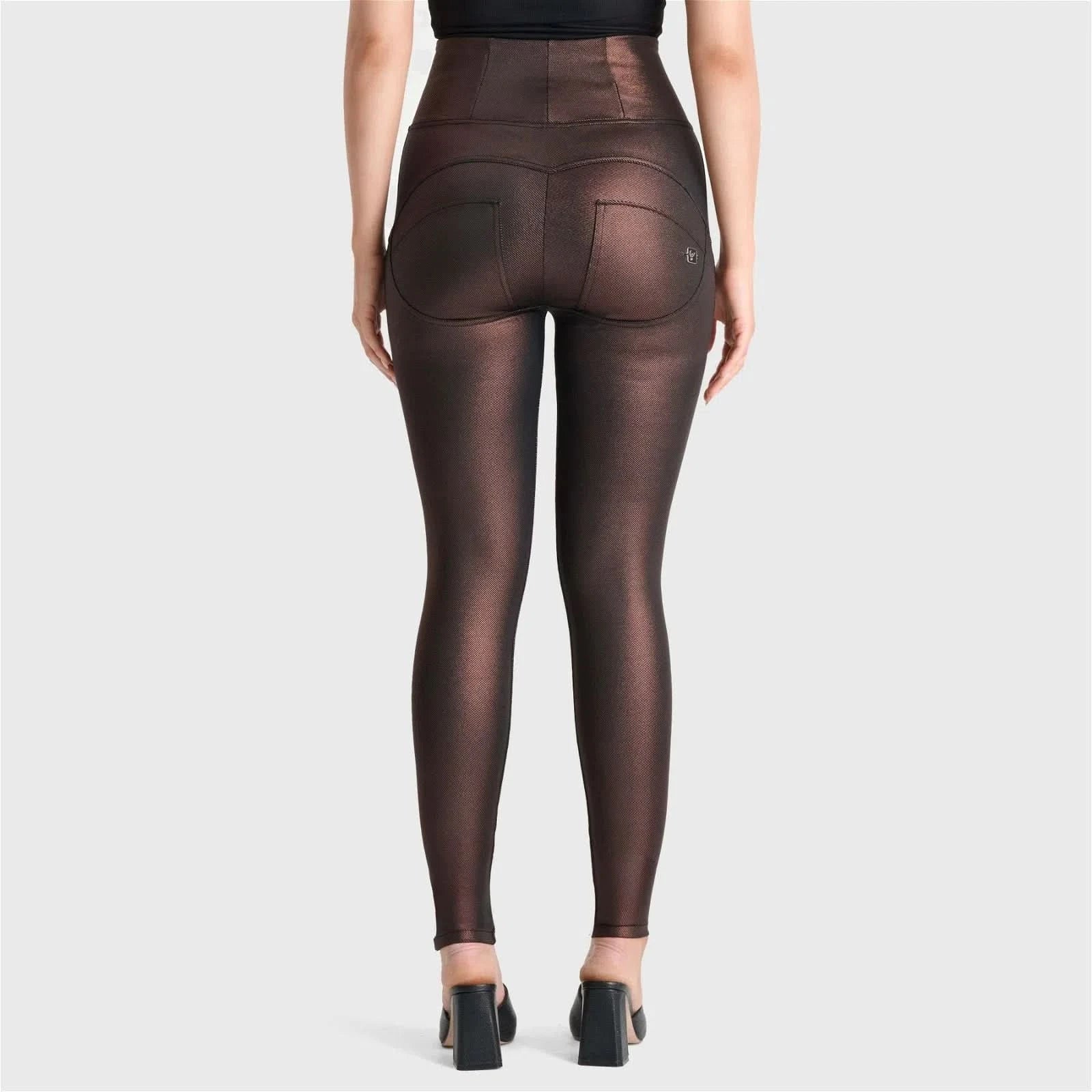WRUP Luxe Shimmer - Super High Waisted - Full Length - Bronze - Image 4